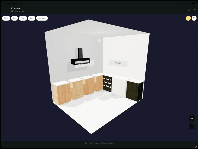 Furniture preview